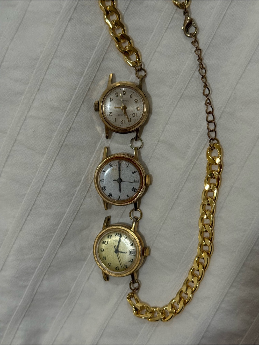 Reworked Handmade Vintage Watch Necklace - Picture 4 of 5